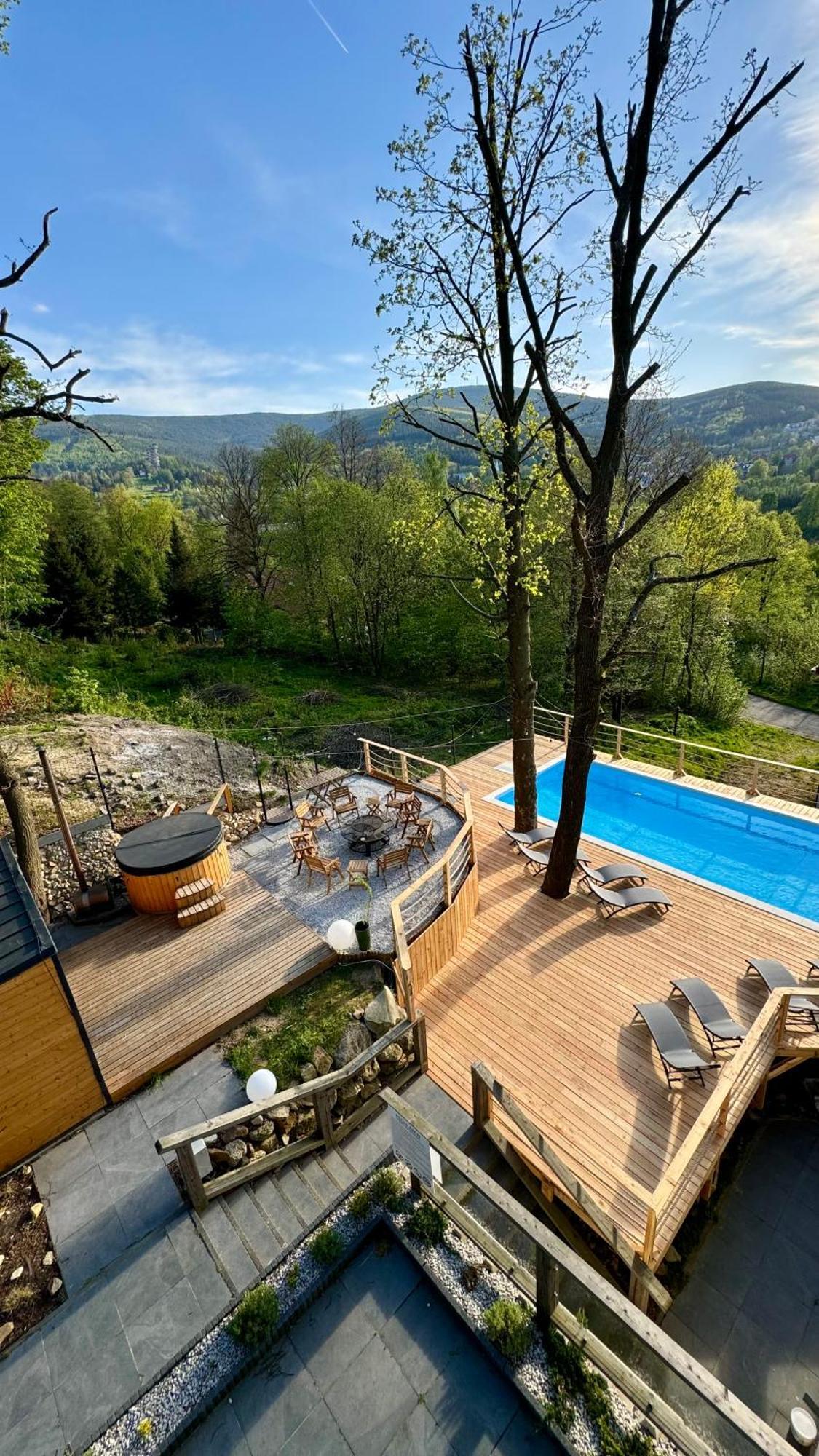 Apartamenty Larice - Podgrzewany Basen, Balia I Sauna Świeradów-Zdrój Exteriér fotografie